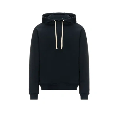 Saison 1865 Cotton Hoodie In Black