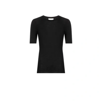 Saison 1865 Cotton T-shirt In Black