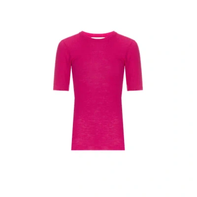 Saison 1865 Cotton T-shirt In Pink