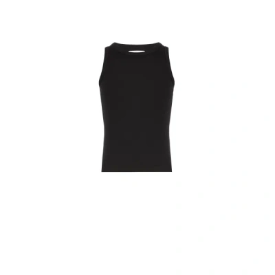 Saison 1865 Cotton Tank Top In Black
