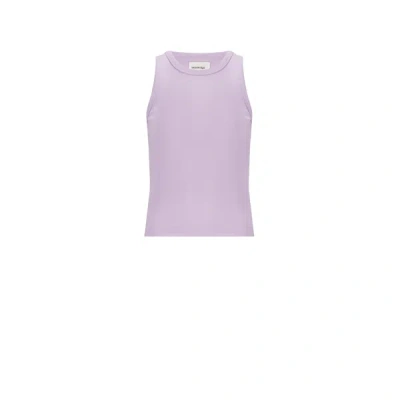 Saison 1865 Cotton Tank Top In Purple