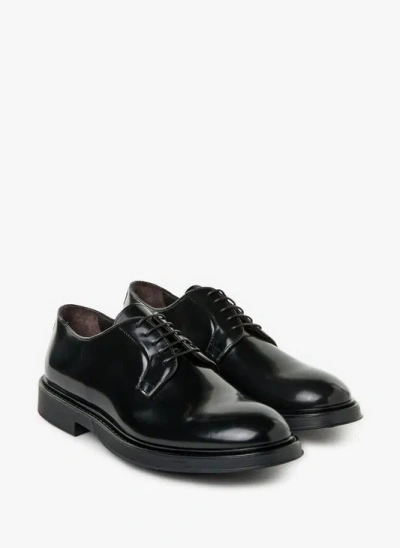 Saison 1865 Derbies En Cuir In Noir