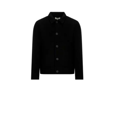 Saison 1865 Double-breasted Blazer In Black