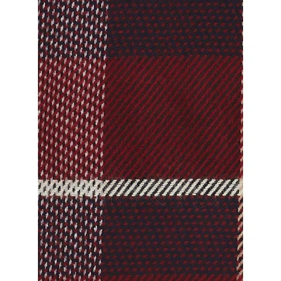 Saison 1865 Echarpe À Carreaux In Red