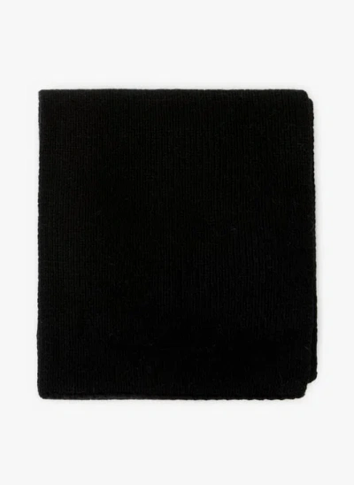 Saison 1865 Echarpe En Laine Mélangée In Black