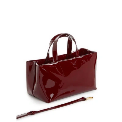 Saison 1865 Eliot Patent Leather Handbag In Red