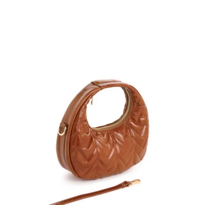 Saison 1865 Elisabeth Leather Handbag In Brown