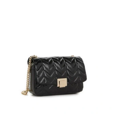 Saison 1865 Ella Leather Shoulder Bag In Black
