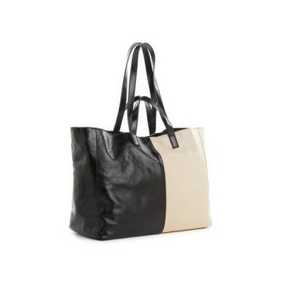 Saison 1865 Elma Leather Tote Bag In Multicolour