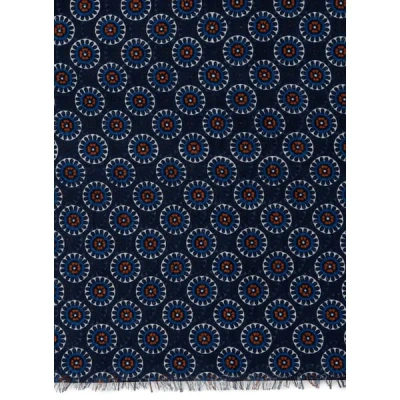 Saison 1865 Foulard À Motif In Blue