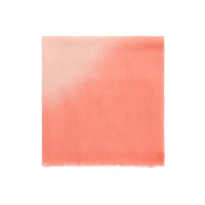 Saison 1865 Foulard Uni En Coton Mélangé In Pink