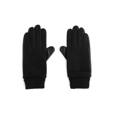 Saison 1865 Gants Bi Matière En Coton In Black
