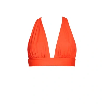 Saison 1865 Haut De Maillot De Bain Uni In Red