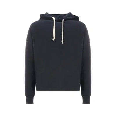 Saison 1865 Cotton Hoodie In Blue