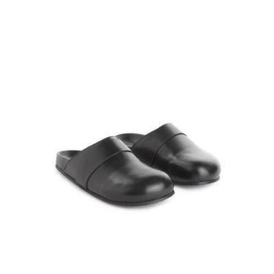 Saison 1865 Leather Mules In White