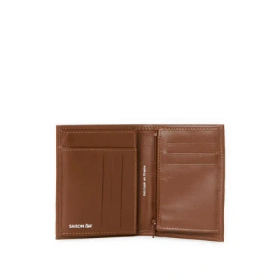 Saison 1865 Leather Wallet In Brown