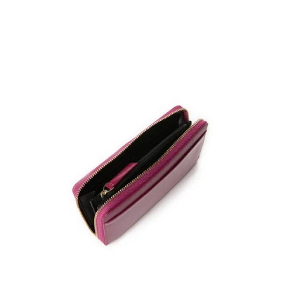 Saison 1865 Leather Wallet In Pink
