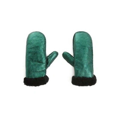 Saison 1865 Moufles En Cuir In Green
