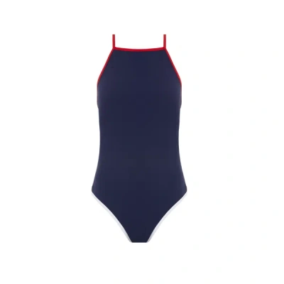 Saison 1865 One-piece Swimsuit In Blue