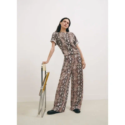 Saison 1865 Trousers With Print In Multi