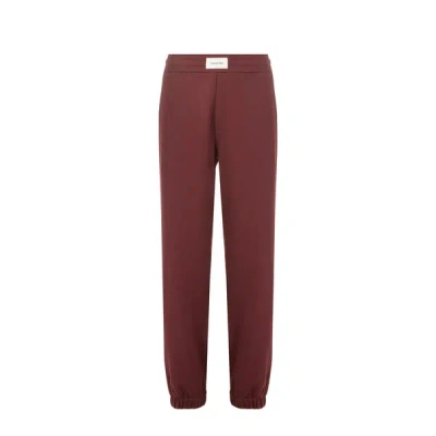 Saison 1865 Joggers In Burgundy