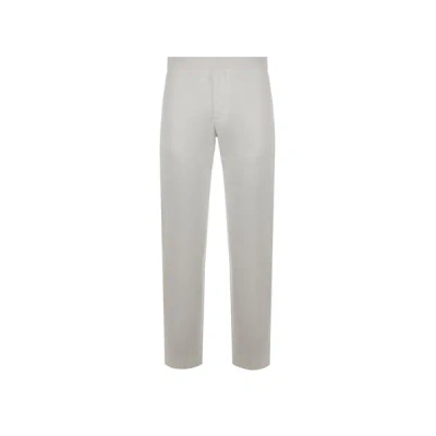 Saison 1865 Pantalon En Coton, Soie Et Cachemire In Neutral