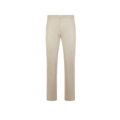 Saison 1865 Cotton, Silk And Cashmere Trousers In Brown