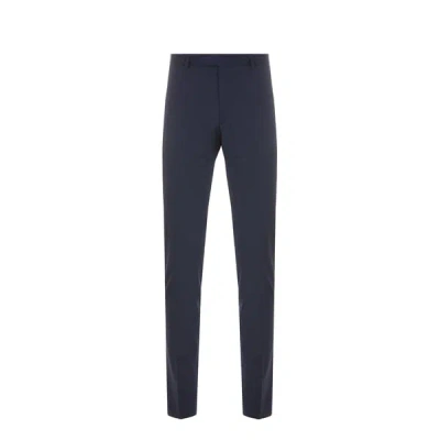 Saison 1865 Wool Trousers In Blue