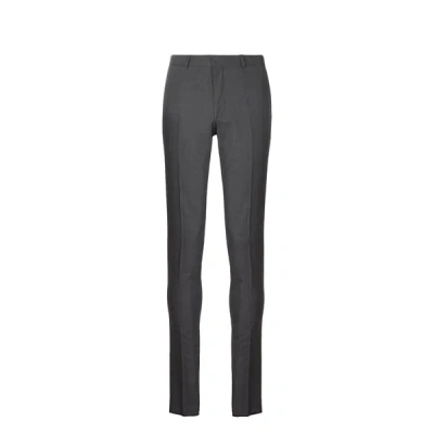 Saison 1865 Slim-fit Wool Trousers In Gray