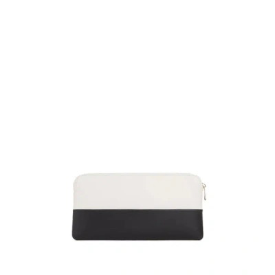 Saison 1865 Dolyta Leather Clutch Bag In Multicolour