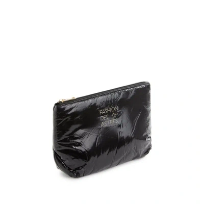 Saison 1865 Padded Nylon Clutch In Black