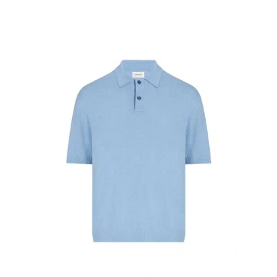 Saison 1865 Polo En Lin Et Coton In Blue