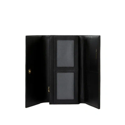 Saison 1865 Portefeuille En Cuir Lisse In Noir