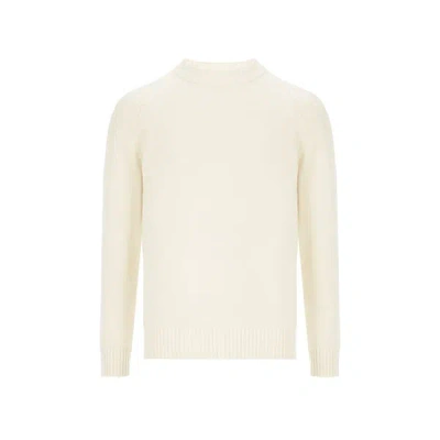 Saison 1865 Cotton Jumper In White
