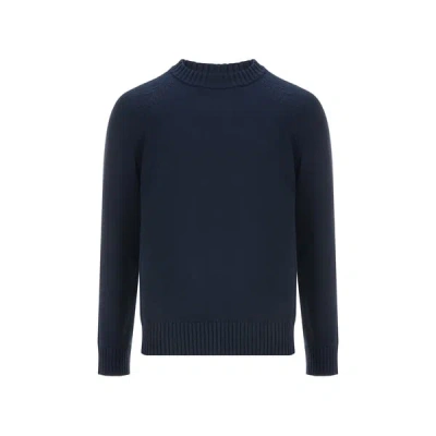 Saison 1865 Cotton Jumper In Blue