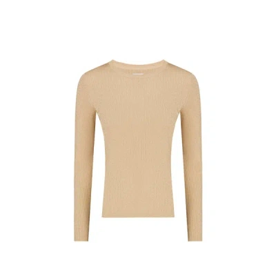 Saison 1865 Pull Maille Chaussette Vaey In Yellow