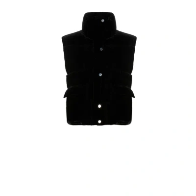 Saison 1865 Quilted Sleeveless Puffer Vest In Black