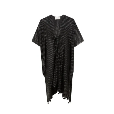 Saison 1865 Andrea Cotton Dress In Black