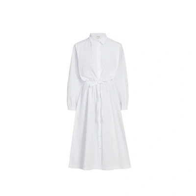 Saison 1865 Robe Longue Vida In White
