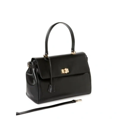 Saison 1865 Sac À Main Felly En Cuir In Black