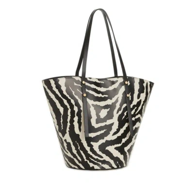 Saison 1865 Sac Cabas En Cuir In Black