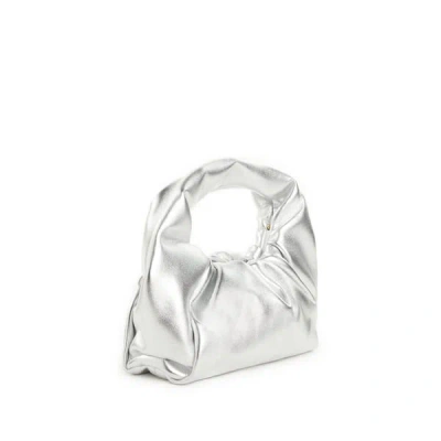 Saison 1865 Deborah Leather Bag In Silver
