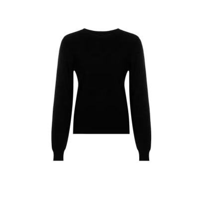 Saison 1865 Straight Cashmere Sweater In Black