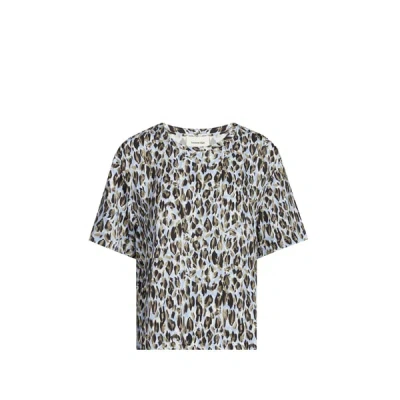 Saison 1865 T-shirt Coton Imprimé Vectone In Multi