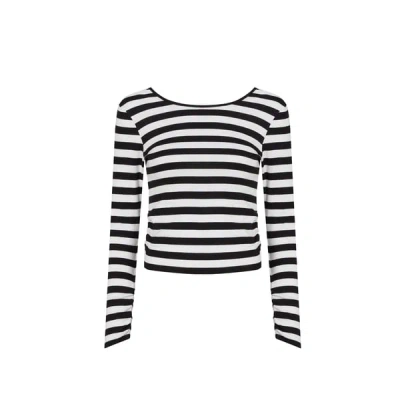 Saison 1865 Top Dos Ouvert Vira In Black