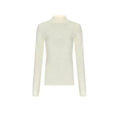 Saison 1865 Turtleneck Jumper In Beige