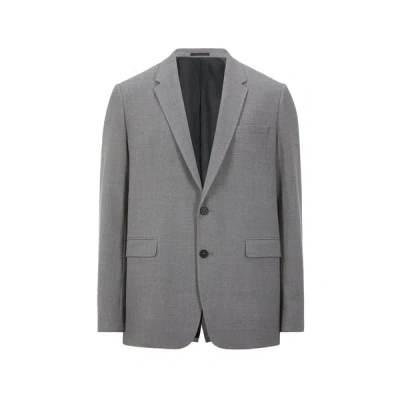 Saison 1865 Wool Suit Jacket In Gray