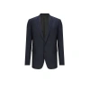 Saison 1865 Tailored Wool Jacket In Blue