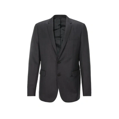 Saison 1865 Tailored Wool Jacket In Gray
