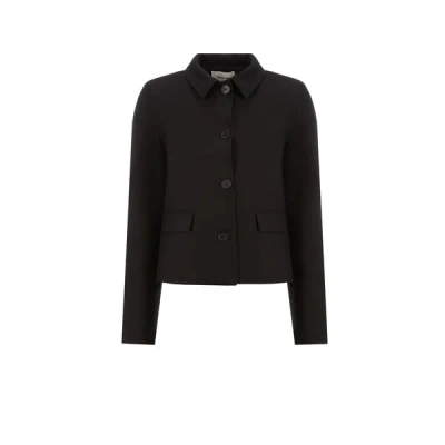 Saison 1865 Straight-fit Jacket In Black